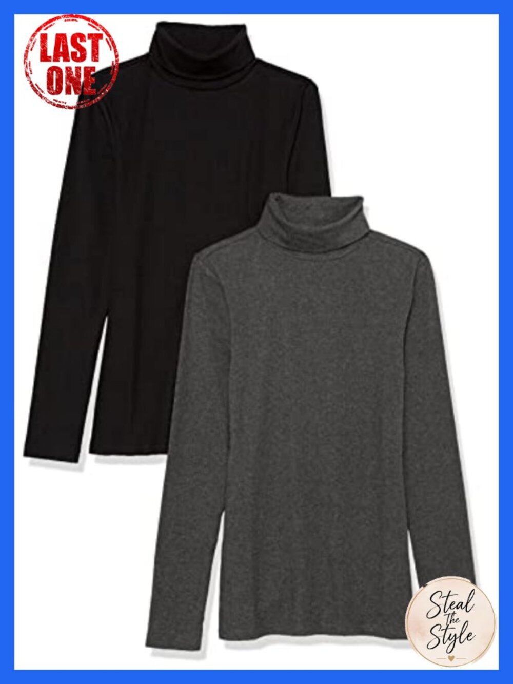 Slim Fit Long Sleeve Ribbed Turtleneck Top Layering Essential